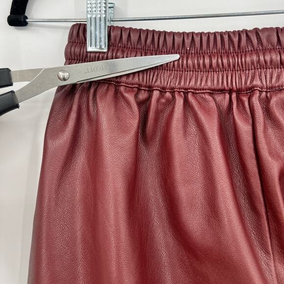 Marc New York Andrew Marc Faux Leather Pant Drawstring Full Control Waistband XS - Picture 11 of 11